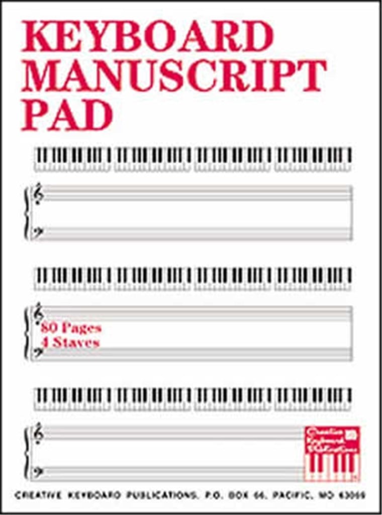 Keyboard Manuscript Pad